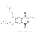 에틸 4,5- 비스 (2- 메 톡시에 톡시) -2- 니트로 벤조 에이트 CAS 179688-26-7